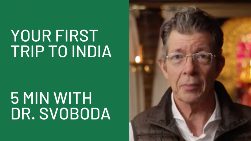 Your First Trip To India - Dr Robert Svoboda